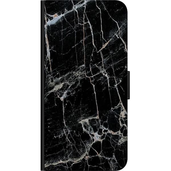 Huawei P smart Lompakkokotelo Musta marmori