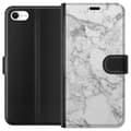 Miniatyrbillede 1 af 3: Apple iPhone 6 Tegnebogsetui Marmor Hvid