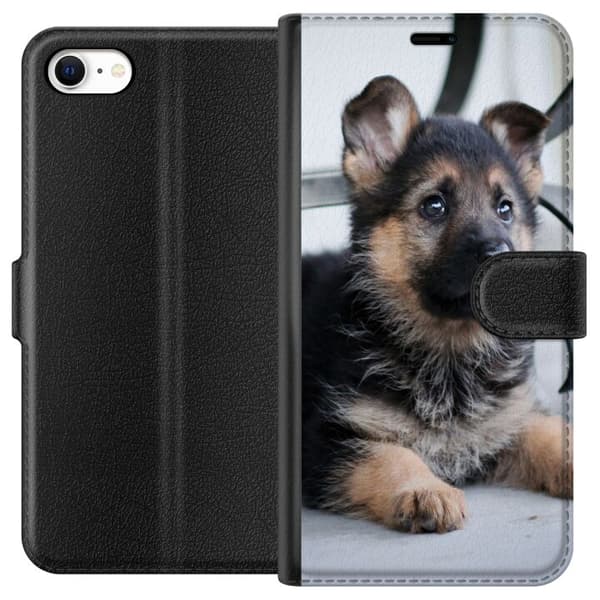 Apple iPhone 6 Plånboksfodral Schäfer Puppy