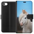 Miniatyrbillede 1 af 3: Apple iPhone 6 Tegnebogsetui Hest & Kat