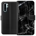 Miniatyrbillede 1 af 3: Huawei P30 Pro Tegnebogsetui Sort marmor