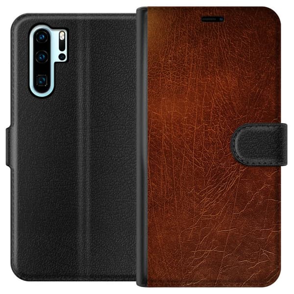 Huawei P30 Pro Tegnebogsetui Læder