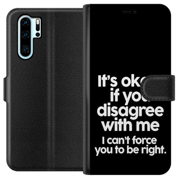 Huawei P30 Pro Tegnebogsetui Tekst