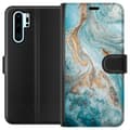 Miniatyrbillede 1 af 3: Huawei P30 Pro Tegnebogsetui Magisk Marmor