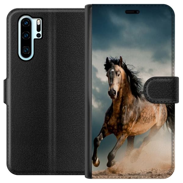 Huawei P30 Pro Tegnebogsetui Hest