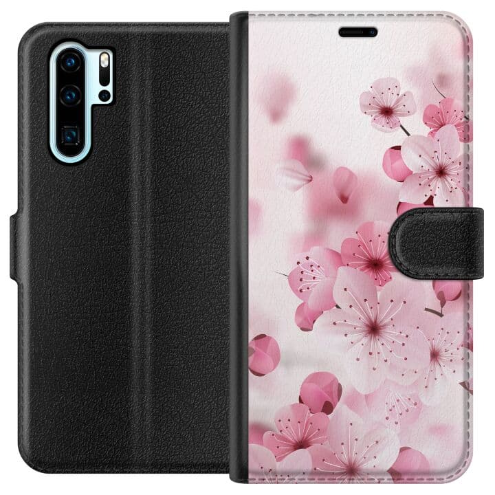 Huawei P30 Pro Plånboksfodral Cherry Blossom