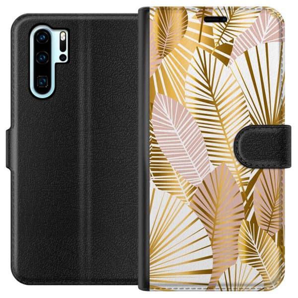Huawei P30 Pro Lompakkokotelo Kulta