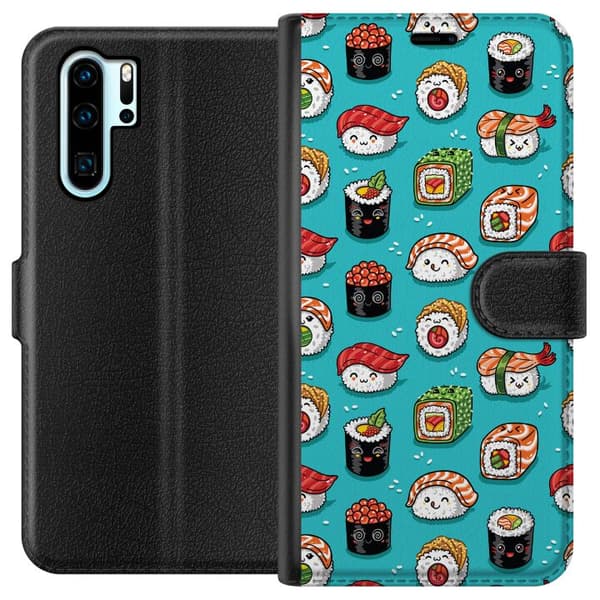 Huawei P30 Pro Lompakkokotelo Sushi