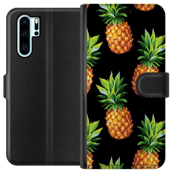 Huawei P30 Pro Lommeboketui Ananas