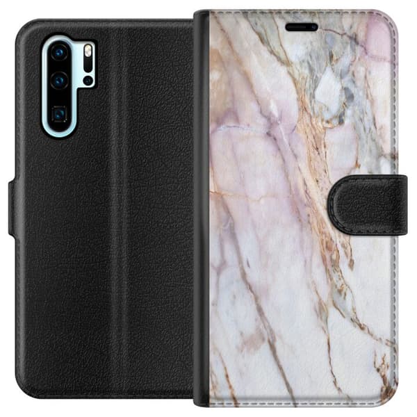 Huawei P30 Pro Lommeboketui Marmor