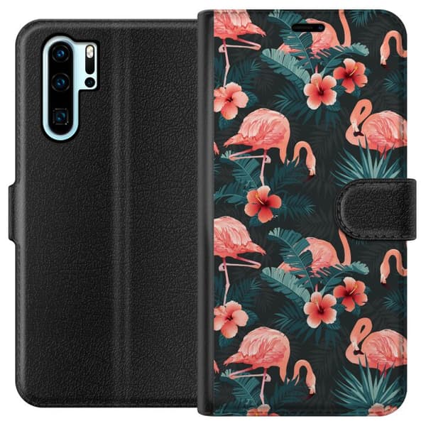 Huawei P30 Pro Tegnebogsetui Flamingo