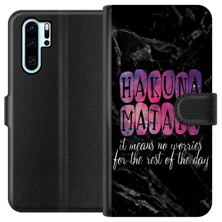 Huawei P30 Pro Plånboksfodral Hakuna Matata