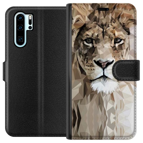 Huawei P30 Pro Lommeboketui Løve