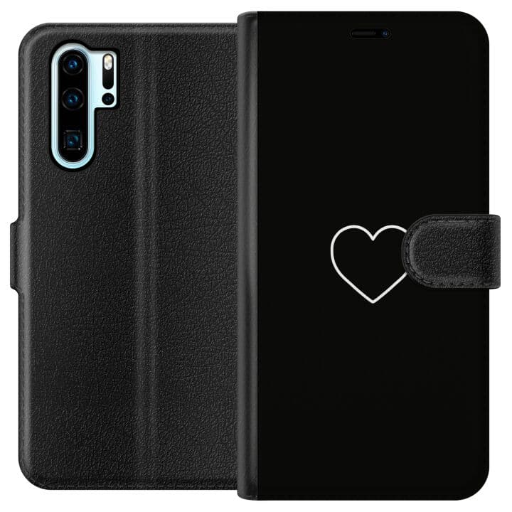 Huawei P30 Pro Plånboksfodral Hjärta