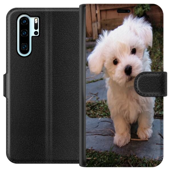 Huawei P30 Pro Tegnebogsetui Hund