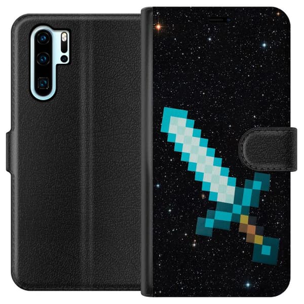 Huawei P30 Pro Plånboksfodral Minecraft Svärd