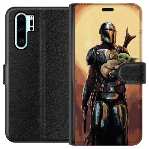 Huawei P30 Pro Lommeboketui Baby Yoda