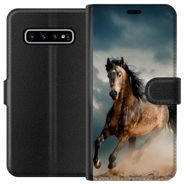 Samsung Galaxy S10+ Plånboksfodral Häst