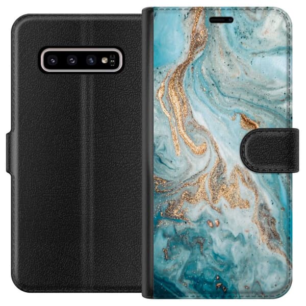 Samsung Galaxy S10+ Plånboksfodral Magic Marble