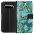 Pikkukuva 1 / 3: Samsung Galaxy S10+ Lompakkokotelo Vaalea Smaragdi