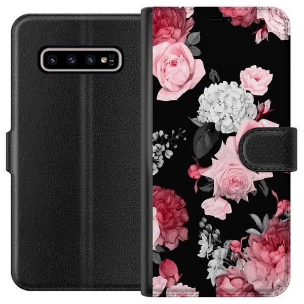 Samsung Galaxy S10+ Plånboksfodral Floral Bloom