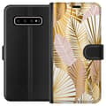 Pikkukuva 1 / 3: Samsung Galaxy S10+ Lompakkokotelo Kulta