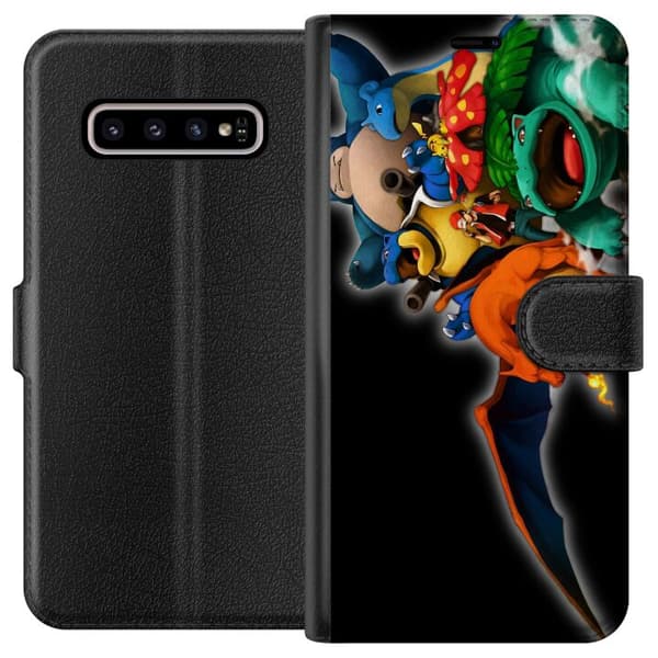 Samsung Galaxy S10+ Plånboksfodral Pokemon