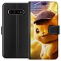 Pikkukuva 1 / 3: Samsung Galaxy S10+ Lompakkokotelo Etsivä Pikachu