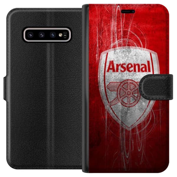 Samsung Galaxy S10+ Lompakkokotelo Arsenal