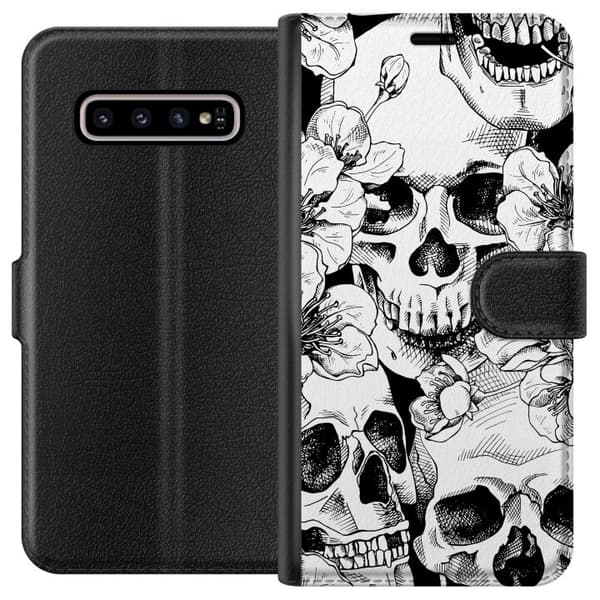 Samsung Galaxy S10+ Plånboksfodral Döskalle