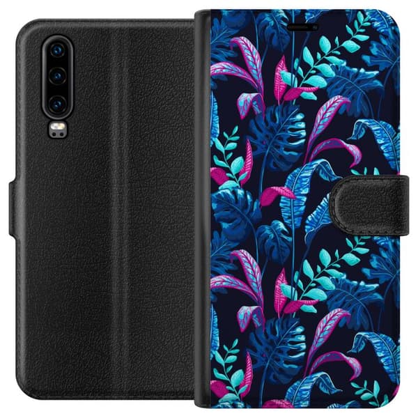 Huawei P30 Lommeboketui Fenrik skog