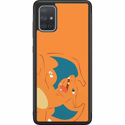 Bild av Samsung Galaxy A71 Soft Case (Svart) Pokémon - Charizard