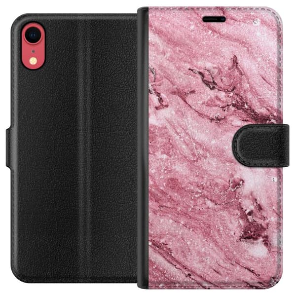 Apple iPhone XR Tegnebogsetui Glitter Marmor