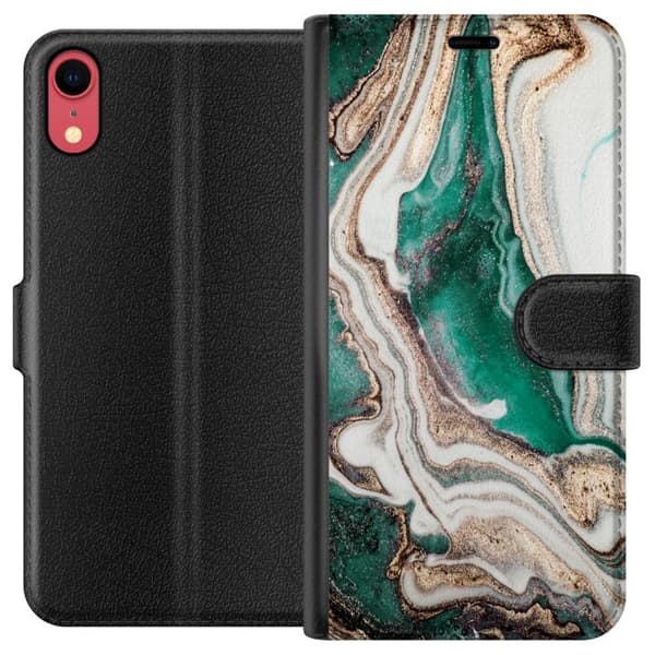 Apple iPhone XR Tegnebogsetui Grøn