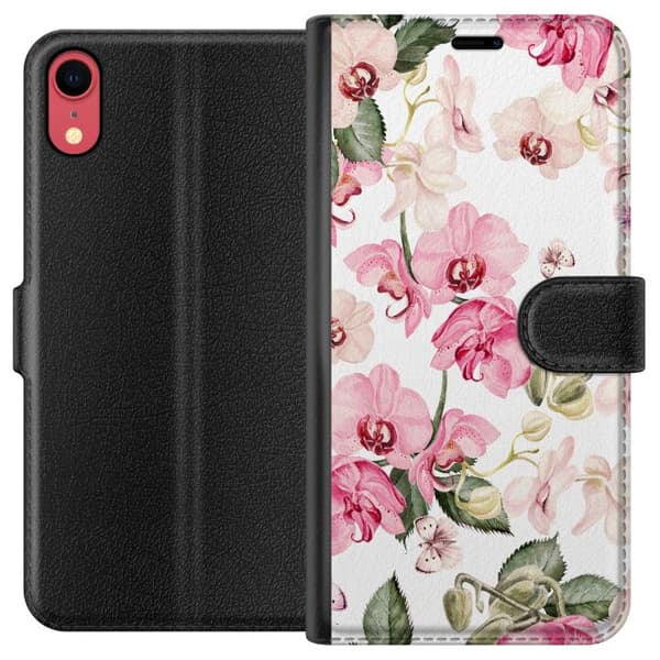 Apple iPhone XR Lompakkokotelo Kukat