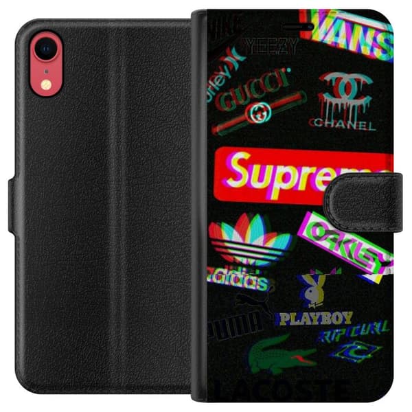 Apple iPhone XR Plånboksfodral 3D