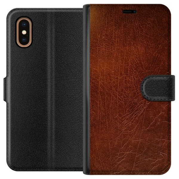 Apple iPhone XS Max Lommeboketui Lær