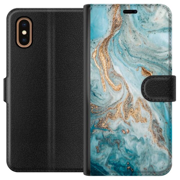 Apple iPhone XS Max Tegnebogsetui Magisk Marmor