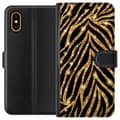 Miniatyrbilde 1 av 3: Apple iPhone XS Max Lommeboketui Gull & Glitter