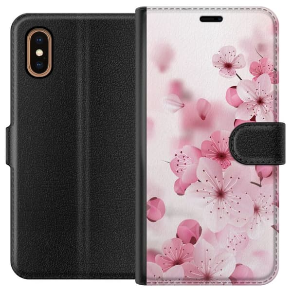 Apple iPhone XS Max Tegnebogsetui Kirsebærblomst