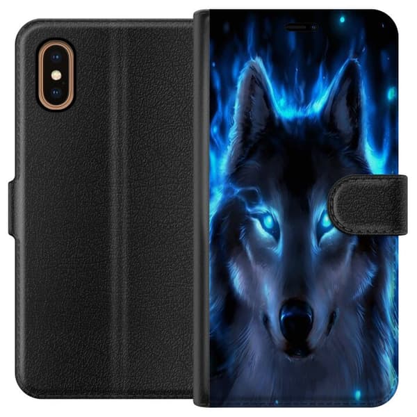 Apple iPhone XS Max Plånboksfodral Varg