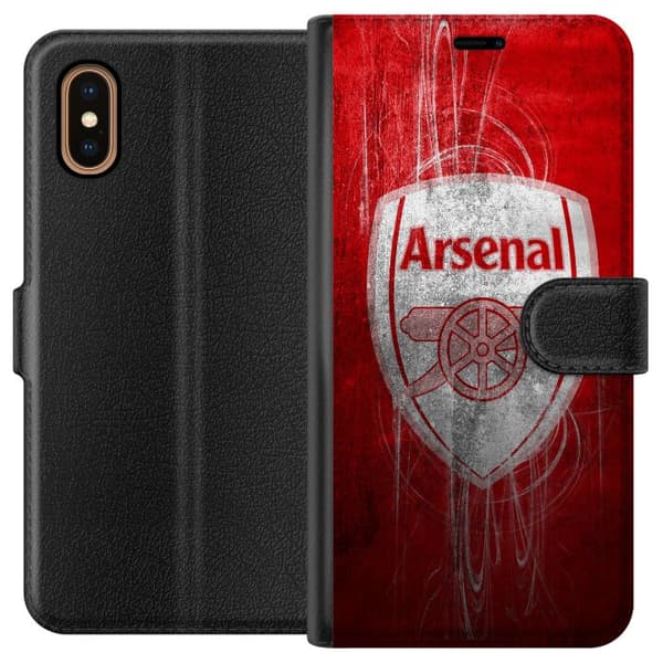 Apple iPhone XS Max Tegnebogsetui Arsenal