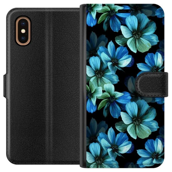 Apple iPhone XS Max Lommeboketui Blomster