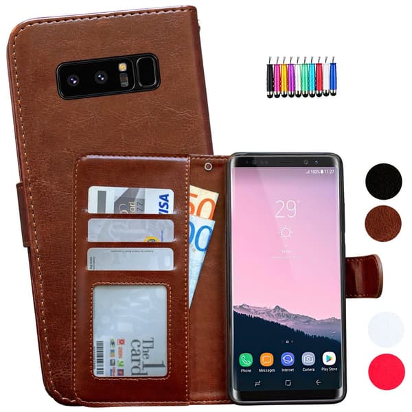 Samsung Galaxy Note 8 - Læder cover / Beskyttelse