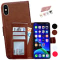 Miniatyrbillede 1 af 11: iPhone Xs Max - Læder cover / Beskyttelse