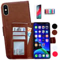 Miniatyrbillede 1 af 11: iPhone Xs Max - Læder cover / Beskyttelse