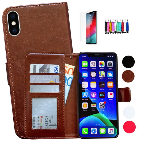 iPhone Xs Max - Læder cover / Beskyttelse