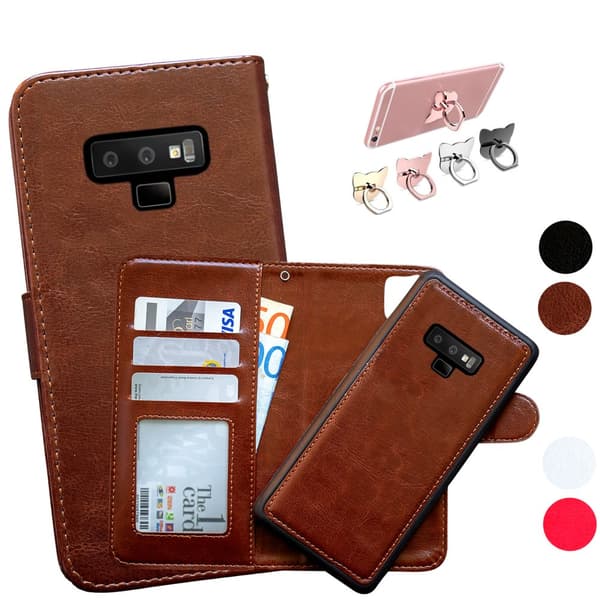 Samsung Galaxy Note9 - Läderfodral / Skydd White