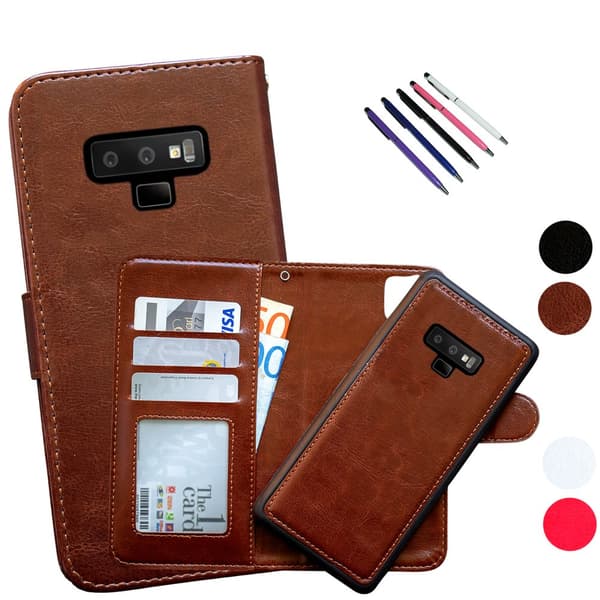 Samsung Galaxy Note9 - Läderfodral / Skydd White