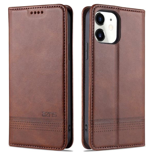 iPhone 12 Mini - Praktiskt Stilrent AZNS Plånboksfodral
